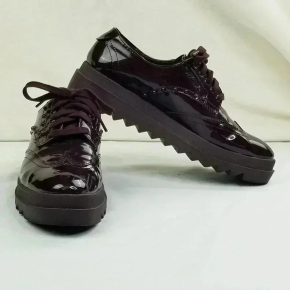 Zara Women Size 38 (U.S. 7.5-8) Patent Leather - Picture 9 of 12